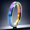 Anillo de Acero Inoxidable para Hombre, Estilo Europeo y Americano Acabado Mate, Anillo Sencillo de Acero de Titanio, 8 mm de Ancho, Banda Personalizable que No se Desvanece