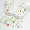 Novos charms de estrela-do-mar e água-viva transparentes para tamancos, fivelas de decoração para sapatos, charms de corrente de contas DIY removíveis