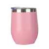 Taza de cáscara de huevo transfronteriza, taza térmica en forma de U de doble pared al vacío de 12 oz, taza de huevo swig de acero inoxidable 304, copa de vino al por mayor