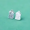 Placa Cuadrada de Plata S925 Dios de la Riqueza Palabras Auspiciosas Accesorio Estilo Tíbet Dios de la Riqueza Colgante de Nube Accesorio para Pulsera DIY Bodhi