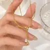 Nueva colección 2026 de collares colgantes, tendencia en Xiaohongshu, con cadenas de clavícula de borlas, accesorios únicos y elegantes para mujer