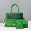 Bolso de mamá para mujer de mediana edad, conjunto de tres piezas europeo y americano de alto grado, bolso para madre e hijo, bolso de gran capacidad, bolso de mano de fábrica, bolso de mujer