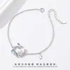 Nuevo Pulsera de Ballena Cayendo Shangying Cobre Plateado Níquel Gama Alta Moda Versátil Zirconia Pulsera de Perlas Little Red Book