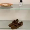 Primer encuentro: Zapatos Planos Poco Profundos de Punta Fina, Suaves y Elegantes para Mujer, Perfectos con Faldas, Mocasines Mary Jane de Ballet de Tacón Interno a la Moda