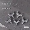Joyería de circón para arte de uñas Arco de media luna francesa Diamante completo Amor Taladro en forma de V Circón plano Decoración tridimensional para uñas