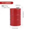 Frasco de Barril de Gasolina Spot Transfronterizo Acero Inoxidable 304 Frasco Cilíndrico Frasco con Forma Especial de Barril de Vino Frasco Exterior de Gran Capacidad