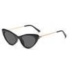Gafas de sol Jamie 5091 de Moda Europea y Americana con Incrustaciones de Diamantes Estilo Ojo de Gato para Mujer con Bisagras de Resorte, Gafas de Sol Retro de Dos Tonos con Degradado Transfronterizas