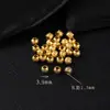 Prata de Lei S925 Banhada a Ouro 24K Contas Florais Contas Soltas Contas Espaçadoras Acessórios DIY Acessórios para Joias de Prata Acessórios Banhados a Ouro Prateado