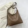 Nueva Moda Popular Estilo Coreano Versátil Ins Bolso de Hombro Único para Debajo del Brazo Textura de Viaje Color Sólido Bolso de Mano Bolsa Tote para Mujeres