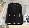Venta al por mayor transfronteriza otoño e invierno 2026 nuevo conjunto de dos piezas de estilo profesional de alta gama para mujer: blazer y pantalón de campana