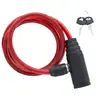 Candado Antirrobo para Bicicleta Correa Gruesa Anti-Corte Soporte Candado con Llave para Vehículo Eléctrico Anillo de Bloqueo Candado con Contraseña para Bicicleta