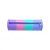 Bolsa de Lápis Cilíndrica de Silicone Casual, Bolsa de Lápis Portátil, Bolsa de Armazenamento de Maquiagem com Zíper, Bolsa de Lápis para Estudante com Logo Imprimível