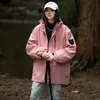 Roupa Masculina Enbu Outono Nova Tendência Jaqueta Corta-Vento para Uso Externo Jaqueta Casual Solta para Casal Casaco Esportivo Masculino