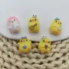 Dibujos Animados Pollito Amarillo Lindo Accesorios de Resina DIY Pasadores para el Cabello Dijes para Zapatos Materiales del Zodiaco Decoraciones para Fundas de Teléfono