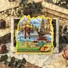 Imanes de nevera acrílicos de ciudades de la provincia de Jiangxi, souvenirs culturales y creativos de Hangzhou, Shanghái, Pekín, Changchun, pegatinas magnéticas