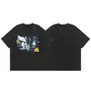 Exportação Transfronteiriça Camiseta de Manga Curta Travis Scott Coleção Cactus Jack Caveira Centauro Videira Junta