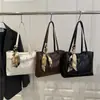Bolso de Viaje Estilo Coreano para Mujer 2025 Nuevo Bolso Tote Sencillo para Estudiantes que Asisten a Clase Bolso de Hombro de Gran Capacidad para Compras