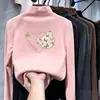 Ropa interior térmica para niñas con forro polar, cuello alto medio, top cálido para niños mayores, ropa interior de otoño e invierno, camiseta de manga larga para estudiantes, ropa para niños