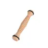 Em estoque massajador de corpo inteiro de madeira massajador de rolo manual de madeira conjunto de batida para meridiano da coluna cervical da perna