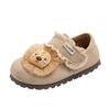 Zapatos de Cuero de Dibujos Animados para Niñas Otoño 2025 Nuevos Zapatos Individuales Coreanos Birkenstock de Suela Blanda Zapatos de Princesa de Suela Blanda