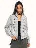 Chaqueta cruzada estilo Napoleón, unisex, adecuada para primavera y otoño, estilo corte europeo, diseño retro, corta y ajustada