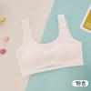 Roupa íntima sem costura de Seda Gelo para meninas, desenvolvimento precoce, estudante do Ensino Médio, colete esportivo feminino, crianças mais velhas adolescentes, top tubo anti-exposição