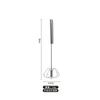 Cabo tubular redondo pequeno conjunto de utensílios de cozinha de aço inoxidável espátula escorredor faca e garfo clip batedor de ovos conjunto de utensílios de cozinha