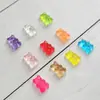 Oso Luminoso Resina Zapatos Agujero de Flor Accesorios para Zapatos Gama Alta DIY Hebilla Decorativa Desmontable Comercio Electrónico Transfronterizo Venta al por Mayor