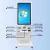 Máquina Terminal de Autoservicio Gubernamental Plateada, Máquina Todo en Uno de Consulta e Impresión, Máquina de Números de Fila para Hospital, Máquina de Pago y Recibo de Reporte de Historial Médico