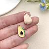 Colgante de Fruta Estéreo Artificial de Resina DIY Fresa Pequeña Naranja Manzana Llavero Pulsera Accesorios de Joyería