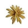 Broche de Espiga de Trigo Dourada Vintage Pin de Liga Multicamadas Pingente Uso Duplo Acessório para Poster Deusa Casaco