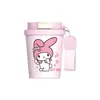 Termo de Hello Kitty de acero inoxidable 316, taza portátil de alto valor con popote para niñas, taza de café para regalo de pareja