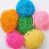 Pascua hecho a mano rafia hierba hierba plástica material para maquetas de escenas DIY traje de color mixto flor