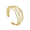 Pulseira irregular simples do Coringa moda feminina personalidade doce abertura pulseira multicamadas joia de temperamento atacado