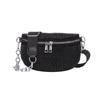 Bolsa Brilhante de Diamante Estilo Coreano Tendência Cool Popular na Internet Alça Larga para Ombro Porta-Moedas Moda Feminina Bolsa de Cintura Bolsa de Peito Nova Bolsa de Ombro