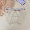 Ropa interior para niñas A9871 estilo coreano con bloques de color, suave y linda con estampado de cachorros, 100% algodón, tiro medio, bragas triangulares 10A antibacterianas y transpirables