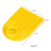 Bebedero de Agua para Abejas, Dispensador de Agua Estilo Punto Amarillo, Diseño Ensanchado Anti-Ahogamiento para Entrada del Panal, Compatible con Botella de Agua Mineral Diámetro 30 mm