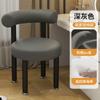 Taburete de Maquillaje Estilo Crema, Silla de Maquillaje Simple para Dormitorio, Silla Regordeta, Silla de Tocador de Pelo de Cordero, Taburete de Lujo Ligero para Niñas
