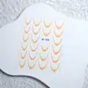 Arte de Uñas Degradado Francés Stickers Media Luna Sonrisa Stickers Ultrafinos Línea Francesa Arco Stickers Auxiliares Calcomanías para Uñas Joyería