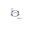 Anillo para pene de acero inoxidable de cuatro cuentas anillo de bloqueo de esperma anillo de cabeza de tortuga para pene anillo para pene de hombre productos sexuales para adultos S033