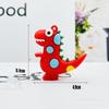 Llavero de dinosaurio pequeño de dibujos animados, colgante de muñeco, llavero de dinosaurio manchado, colgante de muñeco de PVC por lote