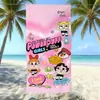 Toalla de Playa de Microfibra de Las Chicas Superpoderosas Secado Rápido y Absorbente de Agua Toalla de Baño para Nadar Infantil Portátil para Viajes Tamaño Grande
