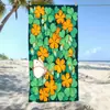 Toalla de Secado Rápido para Vacaciones Transfronterizas junto al Mar, Toalla de Playa de Estilo Sencillo, Trébol de la Suerte Verde Portátil Toalla de Baño Fuerte Absorbente de Agua