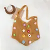 Bolso Tejido de Flores Estilo Perezoso Transfronterizo para Mujer 2026 Nuevo Bolso de Hombro Único Bolso Tote de Gran Capacidad Bolso Grande para Viajes y Trabajo