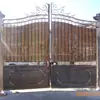 Puerta de Hierro Estilo Europeo, Puerta de Hierro Forjado Artesanal Francés, Puerta de Metal Artesanal para Patio, Puerta Corredera