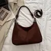 Bolso de Hombro Casual Elegante de Color Sólido Nuevo Otoño 2026, Bolso Tote de Moda Grande de Capacidad Relajada para Viajes
