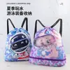 Bolsa de Natação Infantil, Bolsa de Armazenamento Impermeável com Separação Úmido/Seco, Mochila Portátil para Meninos e Meninas, Mochila de Praia, Grande Capacidade
