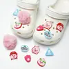 Acessórios de decoração de sapatos DIY para Crocs, fivelas decorativas fofas de pelúcia 3D de desenhos animados, leão e gato do zoológico para a superfície do sapato