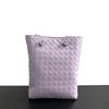 Bolsa de tote tecida feita à mão 2023 nova bolsa feminina de couro genuíno de grande capacidade bolsa feminina de couro grande saco