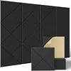 Panel Absorbente de Sonido de Fibra de Poliéster Multiforma Algodón Aislante de Sonido Pegatina de Pared Plancha Tipo Tablero Aislante de Sonido Reducción de Ruido Interior Aislamiento de Sonido Hexagonal